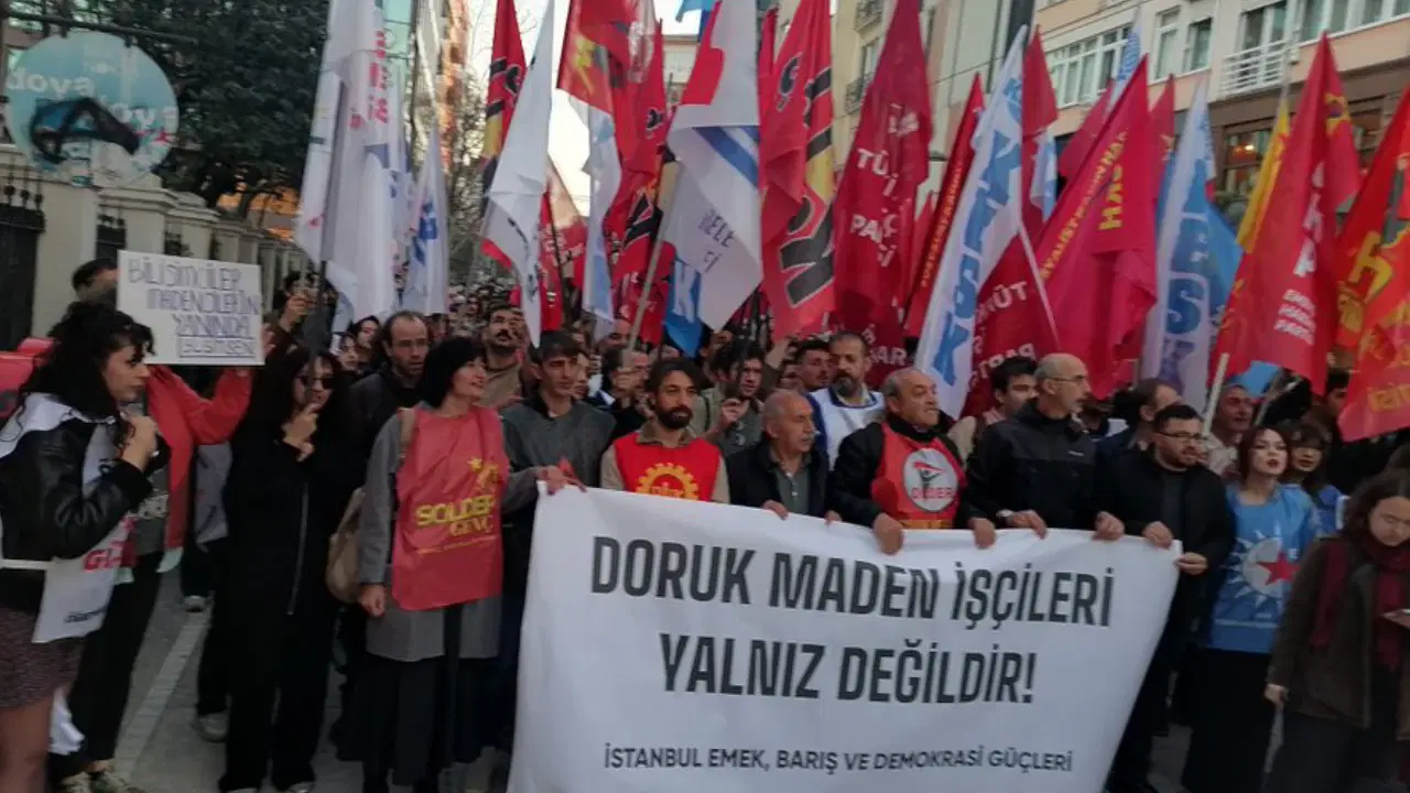 Kadıköy’den Doruk Madencilik İşçilerine Destek Sesleri Yükseliyor